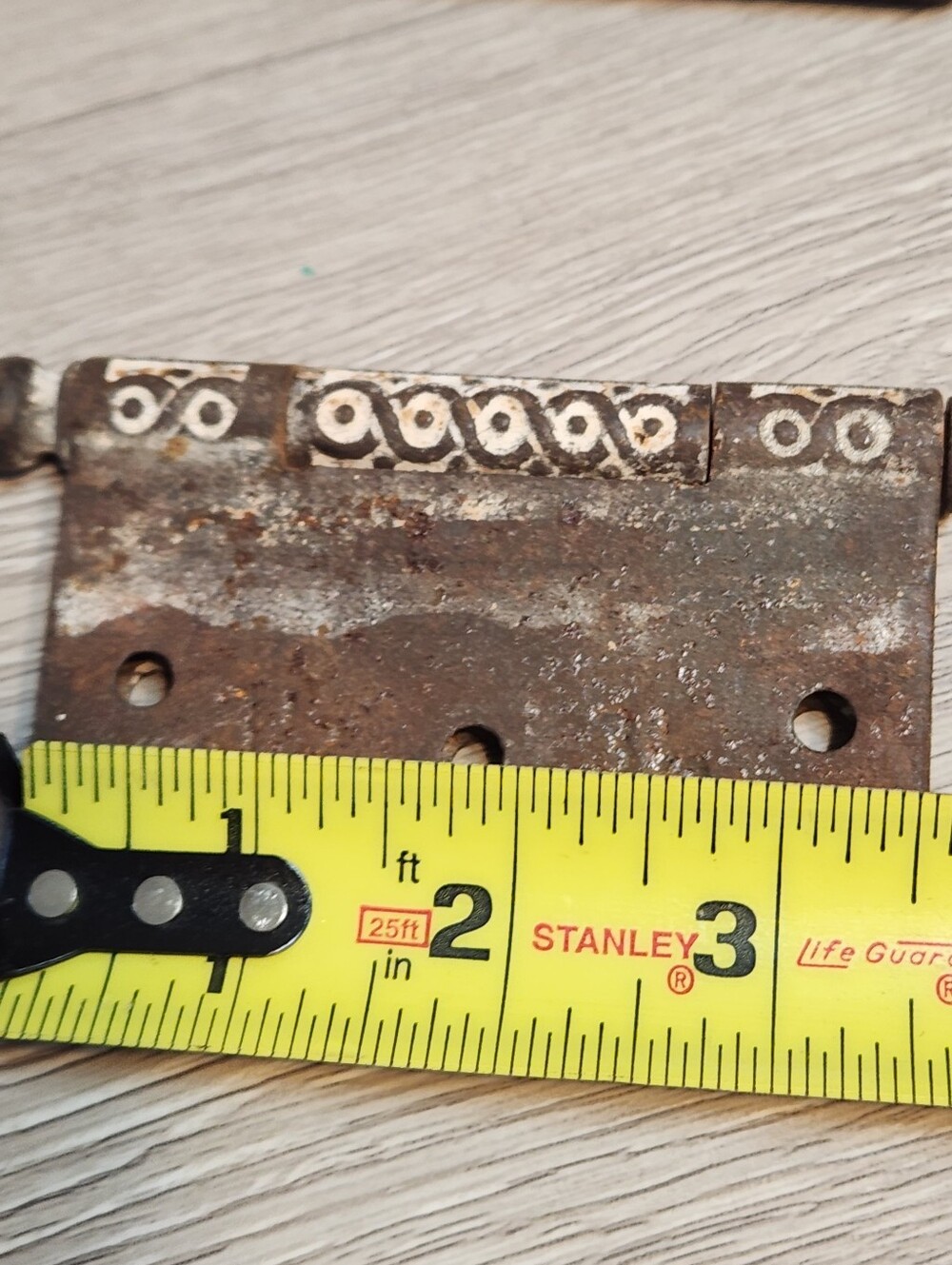 2 VTG Victorian Antique Iron Ornate Steeple Tipped Door Hinge 3.5 Cast Iron - Picture 7 of 11